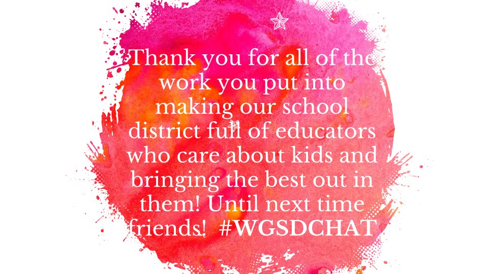 WGSDCHAT's tweet photo. #WGSDChat https://t.co/JwNs4r3Ffk