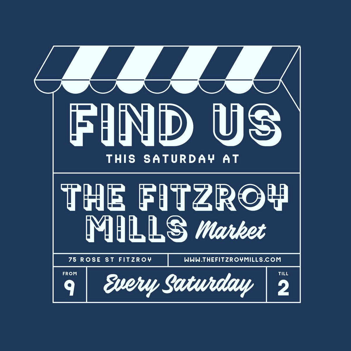 Rain, hail or shine we will be setting up for the very first time at Fitzroy Mills Market this Saturday. ALL MARKET STALLS WILL BE UNDERCOVER. 9am - 2pm. Get your Xmas Beer presents now before you forget!🎄🍻🎁