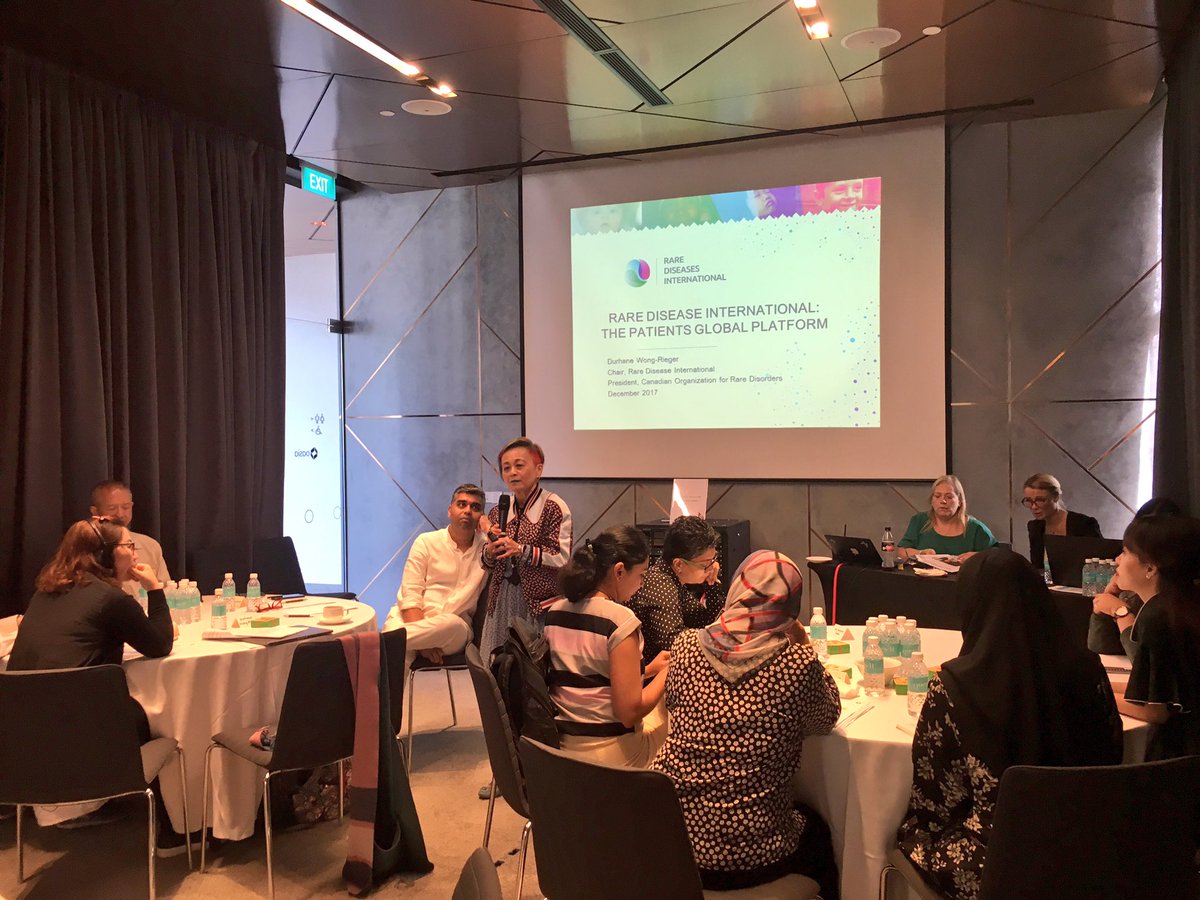 rab_asia's tweet photo. @Durhane from @rarediseasesint : #RareDisease should be a international public health priority https://t.co/MLD5zBT71G