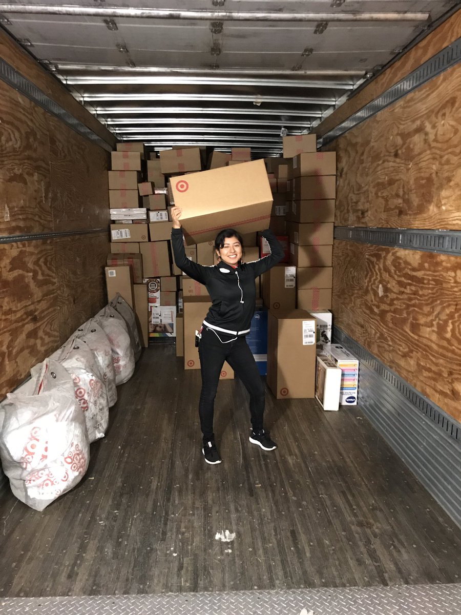 T1419 SFS team is working round the clock to make sure all your orders get to you on time! Check out Leslly packing and stacking! #target #T1419 #shipfromstore #cyberweek #portlandeast #nailedit #tistheseason <a href="/RylanRankin/">Rylan Rankin</a> <a href="/dxing11/">Diana Xing</a> <a href="/krich7/">Kenny Richardson</a>