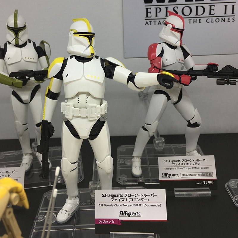 S.H.フィギュアーツ クローン・トルーパー フェイズ1 『スター・ウォーズ エピソード2／クローンの攻撃』[バンダイ]《在庫切れ》 S.H.Figuarts クローン・トルーパー フェイズ１