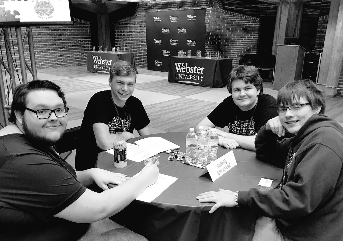 pam_a_j's tweet photo. Students at WorldQuest competition. #GCStrong https://t.co/tJsRQMiTvM