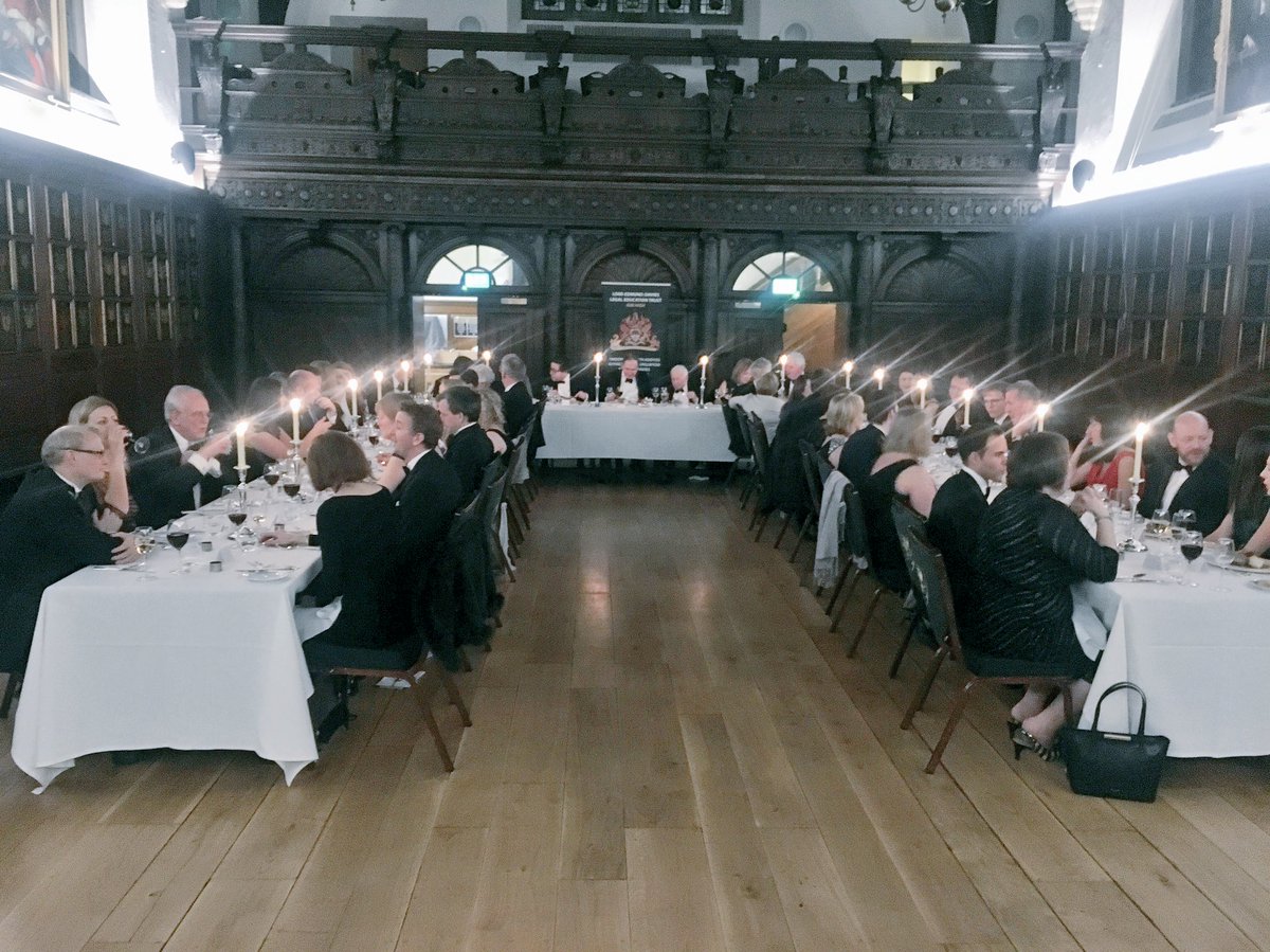 WelshLawyers's tweet photo. Our 2017 annual dinner was epic. Thanks to @coryboro_london, @HonSocGraysInn and The Rt Hon Lord Lloyd-Jones for making it memorable. Noson arbennig. https://t.co/TfUvqkSNOL