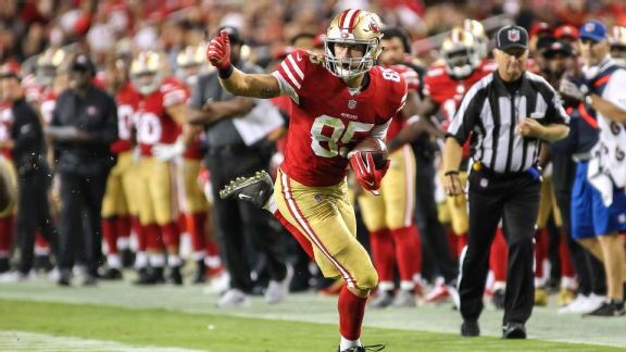 ColuzziKicking's tweet photo. George Kittle- The starting Tight End for the San Francisco 49ers got himself some Coluzzi Kicking Swag, did you? @gkittle46 thanks for the shoutout big man! Miss playing with you at Iowa. 🏈💣 #BombSquad #CKSwag #49ers #AllDay https://t.co/EnOnICx080