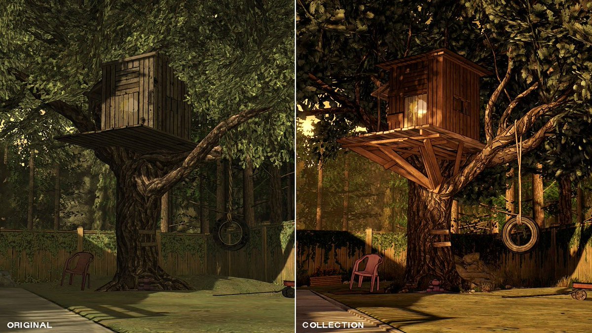 TheWalkingDead's tweet photo. Next week's new @telltalegames #WalkingDead collection has super enhanced graphics! See how they pulled it off: https://t.co/m4IPDRtm6M https://t.co/aMn4hVq3Zm