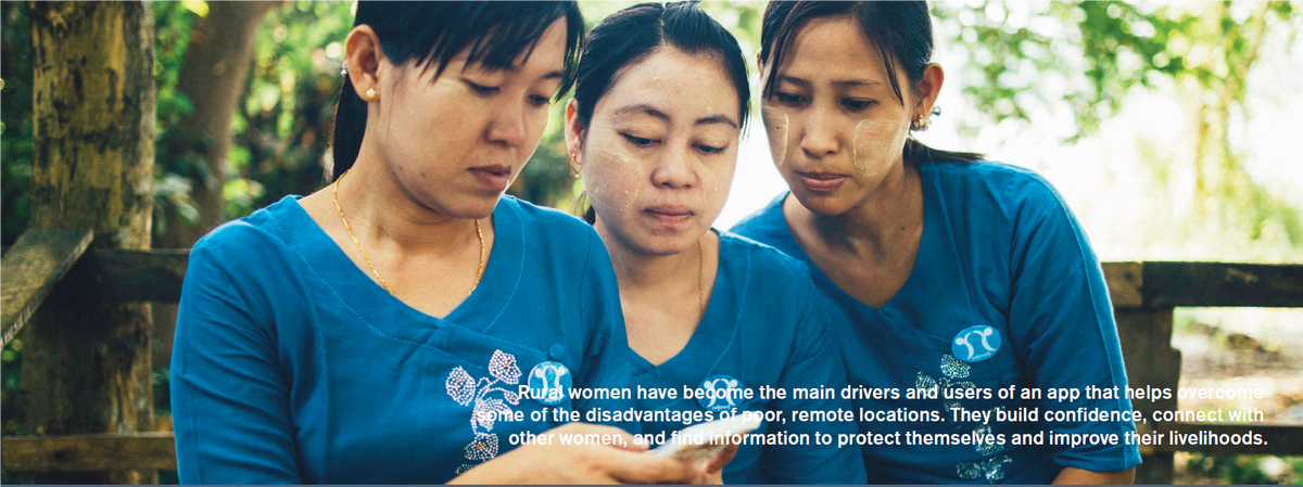 UNDPasiapac's tweet image. How can tech help rural women entrepreneurs overcome barriers to skills, market and empowerment in rural #Myanmar? Check out: (#Ino4Dev #InnovateAsiaPac issuu.com/undpasiapacifi…