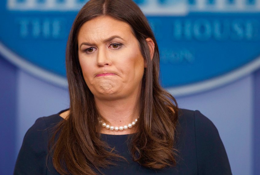 ThatGayBrownGuy's tweet photo. Is it just me, or does @PressSec always look slightly confused/constipated? https://t.co/BWrjxlo4bF