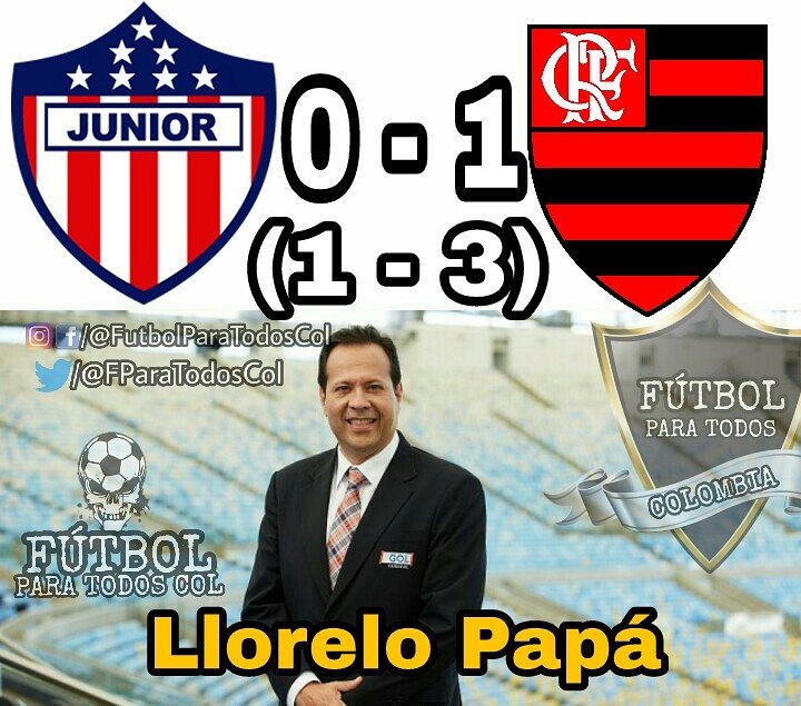 FParaTodosCol's tweet photo. #SudamericanaxFOX #Junior #Flamengo #VamosJunior https://t.co/BTeoGu86dR