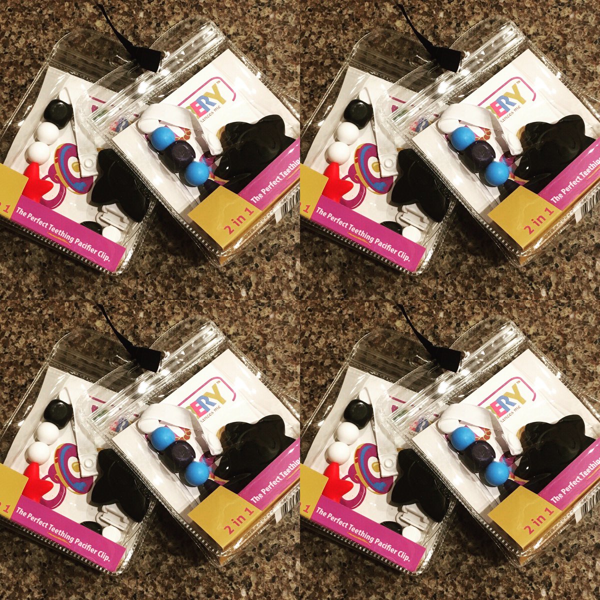 ksp1235's tweet photo. Unisex Pacifier Clips are great made from 100% Silicone used as a clip and a teething toy.
#TeethingPacifierClip
https://t.co/28be9X5fZI https://t.co/ji4qWDuZqa
