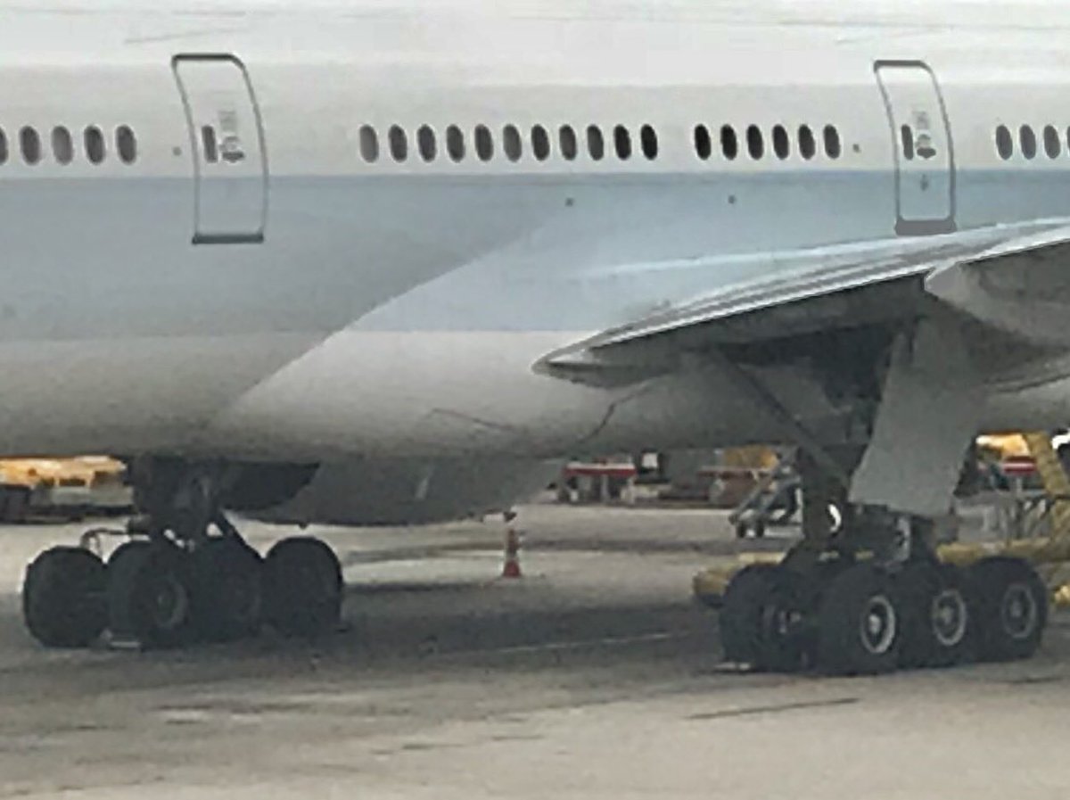 JohnMandyck's tweet photo. Carbon fibers in these @UTCAeroSystems wheel brakes not only help this airplane land, they’re lighter to save jet fuel too! Fascinated to see the brake systems up close at our assembly facility in #HongKong. #GreenAviation Starts Here. #IdeasBornToFly ✈️ https://t.co/yan1AmU7Jz