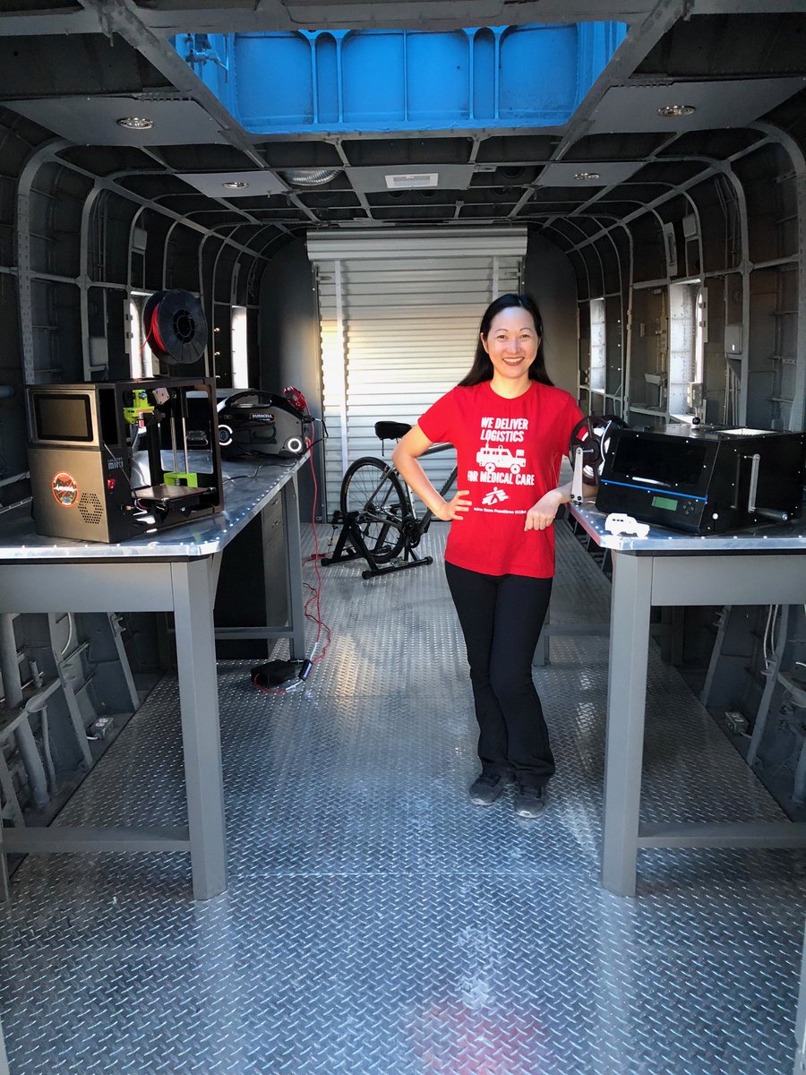 3dlikeme's tweet photo. @Medical_Makers Crew 183 designed + #3dprinted a toy @MSF #LandCruiser out of #biodegradable plastic with @3D4MD #3dprinter at #MarsDesertResearchStn! @msf_innovation @MSF_canada @MDRSupdates @chris_m_h #kingoftheroad #future3Dprinting #bikepower #recycler https://t.co/1kOXvmvAO1 https://t.co/tuxnqYPFTt