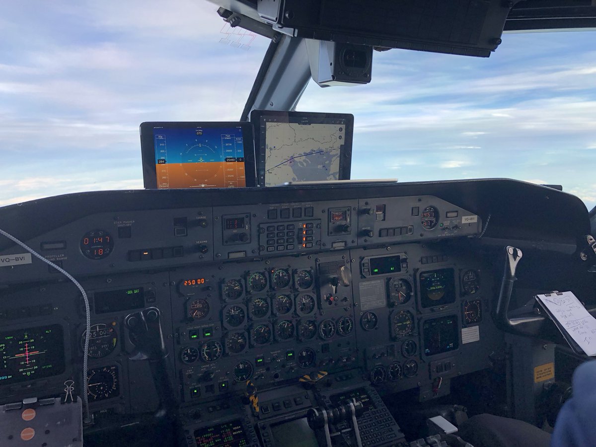 SteveNomadic's tweet photo. DHC-8-300 Ferry from Malta to Krasnodar Russia today. Good to get back in the #mightydash after all these years ๐ช https://t.co/jeGPAzvXcr