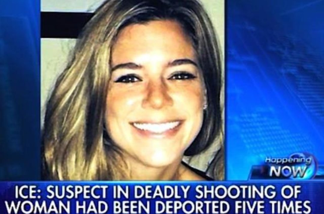 mikandynothem's tweet photo. 😠RETWEET😠 if you are FURIOUS over acquittal of illegal immigrant and the FIVE time deported MURDERER of #KateSteinle! Only in San Francisco where liberal morons abound. Any empathy intelligent Americans had left for dreamers is gone.
We MUST deport and #buildthewall. #MAGA https://t.co/sxLLjahkEG