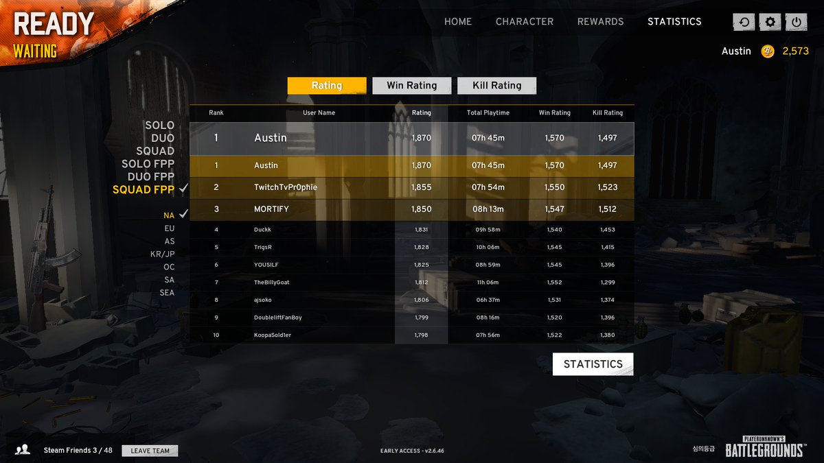 Current #1 in FPP Squads 😆
