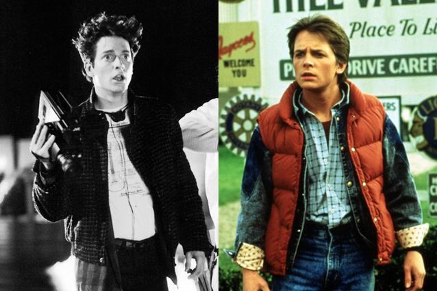 Also, originally, Back to the Future starred Eric Stoltz instead of Michael J. Fox. They originally wanted Michael to play Marty, but he couldn't because of scheduling issues, so they went on with Eric. Eventually they fired Eric and Michael ended up playing Marty anyways.