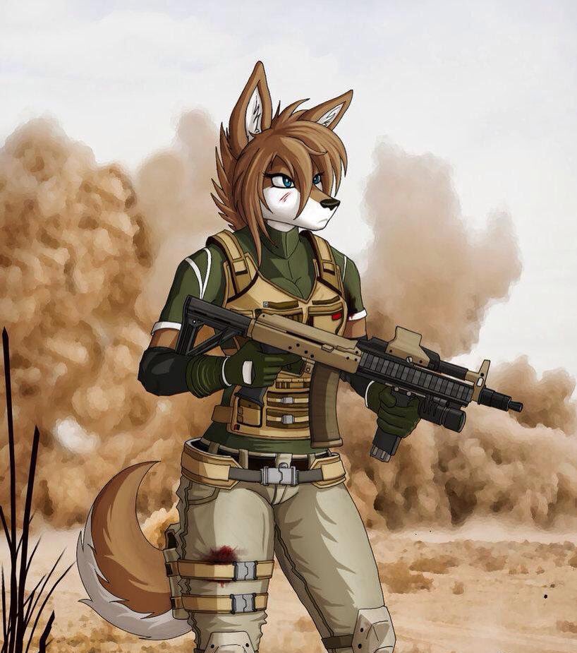 Sargent Jane A Hardy, U.S army special forces. havoc squad

//mother of two

//furry rp lewd/non

//not new to rp

On the ground and give me a RT!