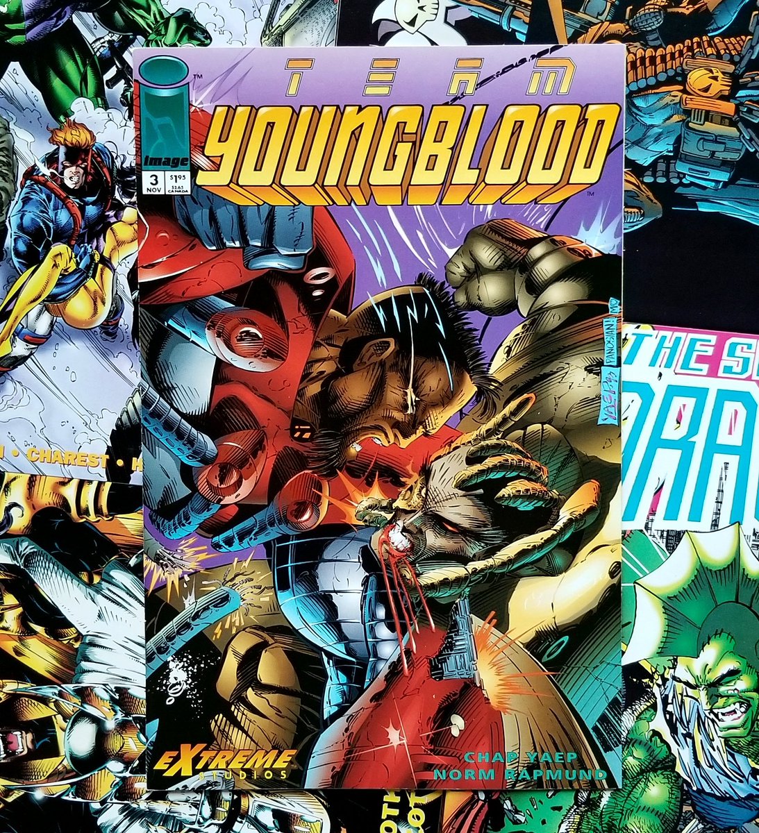 Team Youngblood #3 (1993) #TeamYoungblood #ImageComics #90s #Sentinel #Giger #RobLiefeld #ChapYaep