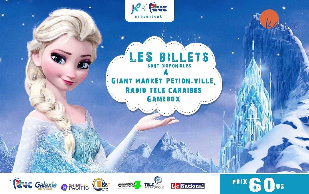 romalystfort's tweet photo. "LA REINE DES NEIGES" Une Comédie Musicale d'une Troupe venue de Marseille en Spectacle au @KaribeHotel le Samedi 2 décembre 2017 - ADM.: #60USD | Tickets en vente à Giant Market, Gamebox et Radio Télévision Caraïbes. https://t.co/HLYtsQtWrF