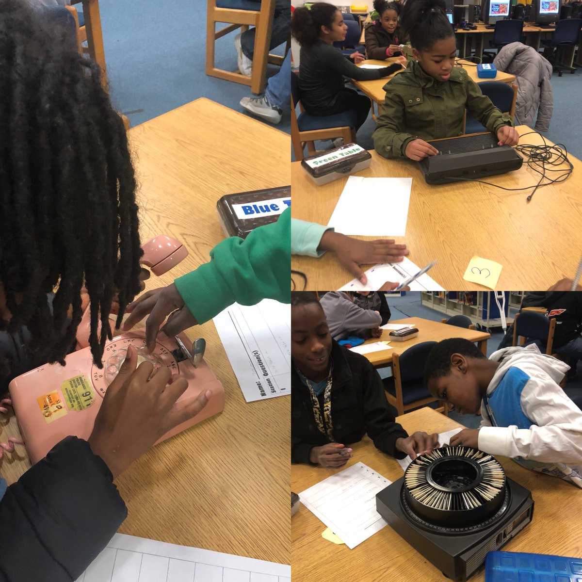 More questioning with old technology! #maespride <a href="/MAESMustangs/">Magnolia Elementary</a>