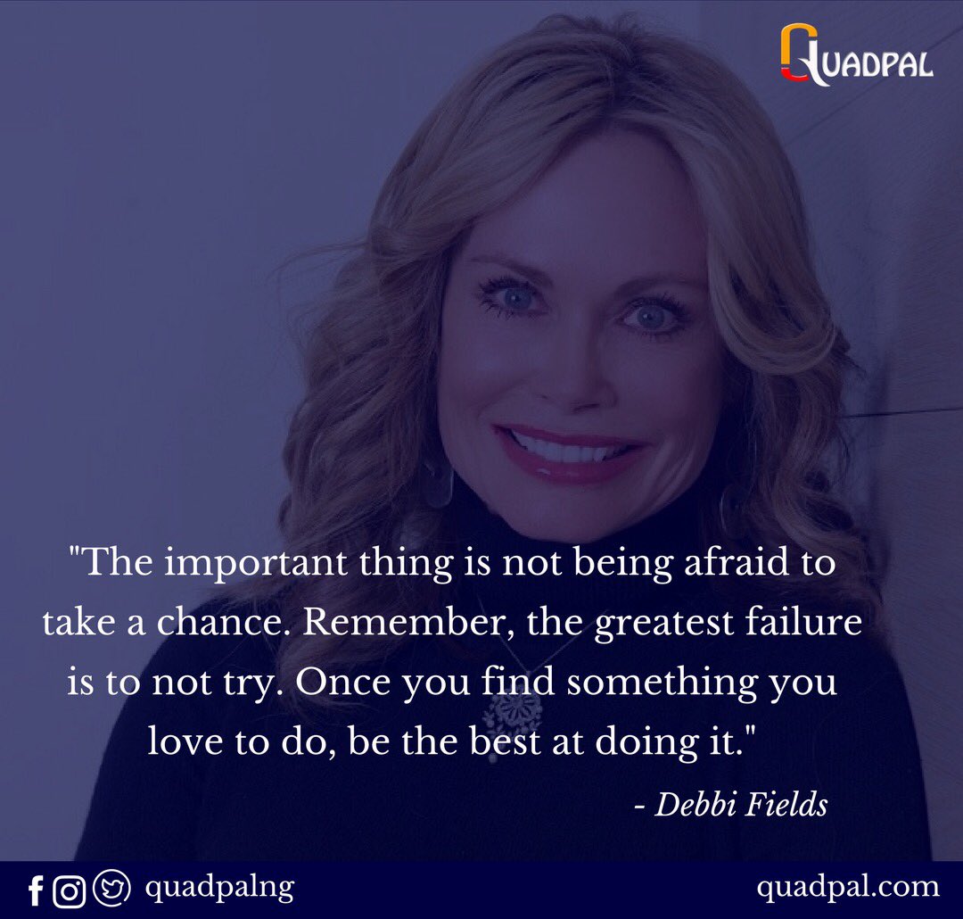 InvictusGroupNJ's tweet photo. RT @quadpalng: HAPPY NEW MONTH guys.
This month I encourage you to TRY!, conquer every fear, the greatest failures and regrets are the chances we didn't take. 
#morningmotivation #morninginspiration #successquotes #debbifields #quadpal #quadpalonlinemark… https://t.co/XL4wE5XK6M