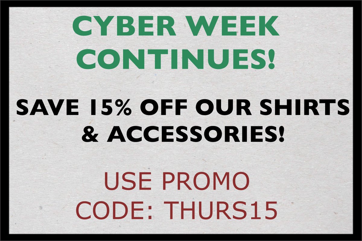 It's still #cyberweek! Save 15% off our shirts & accessories! Use promo code: Thurs15 on our site! goo.gl/HCpsgt
#cyberweek #boysaccessories #boystuxedoshirts #menstuxedoshirts #sale #deal