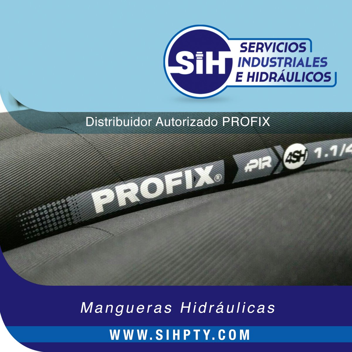 SIHPTY's tweet photo. somos distribuidores autorizados de la marca #manguerashidráulicas #profix #sihpty #servicios #industriales #hidráulicos #panamá https://t.co/OUqKKFLBXI