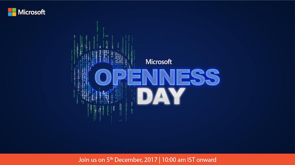 Join us on December 5 for a virtual summit on #opensource technologies. Register Now: https://www.microsoftopenness.com/oss/ #MSOpenness