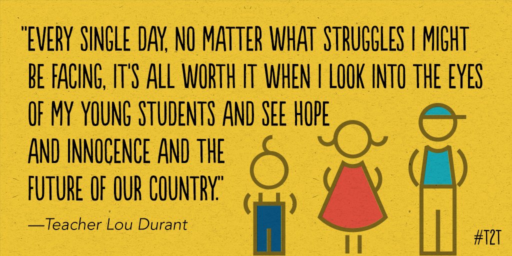 teacher2teacher's tweet photo. The reason #WhyITeach is in my students' eyes, says T @LouDurant13. https://t.co/BgBIfAtKrl