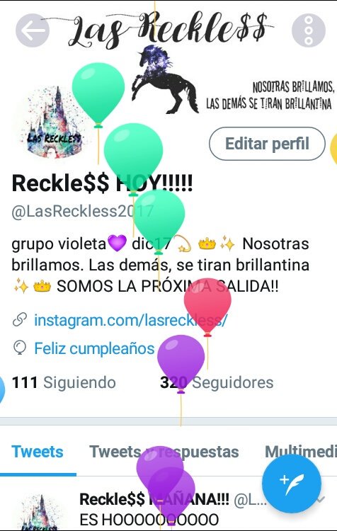 LasReckless2017's tweet photo. ES HOY CSRAJO ES HOY LPM ES HOOOOOOY DALE DICIEMBREEEEE https://t.co/UtpnI6yKrE