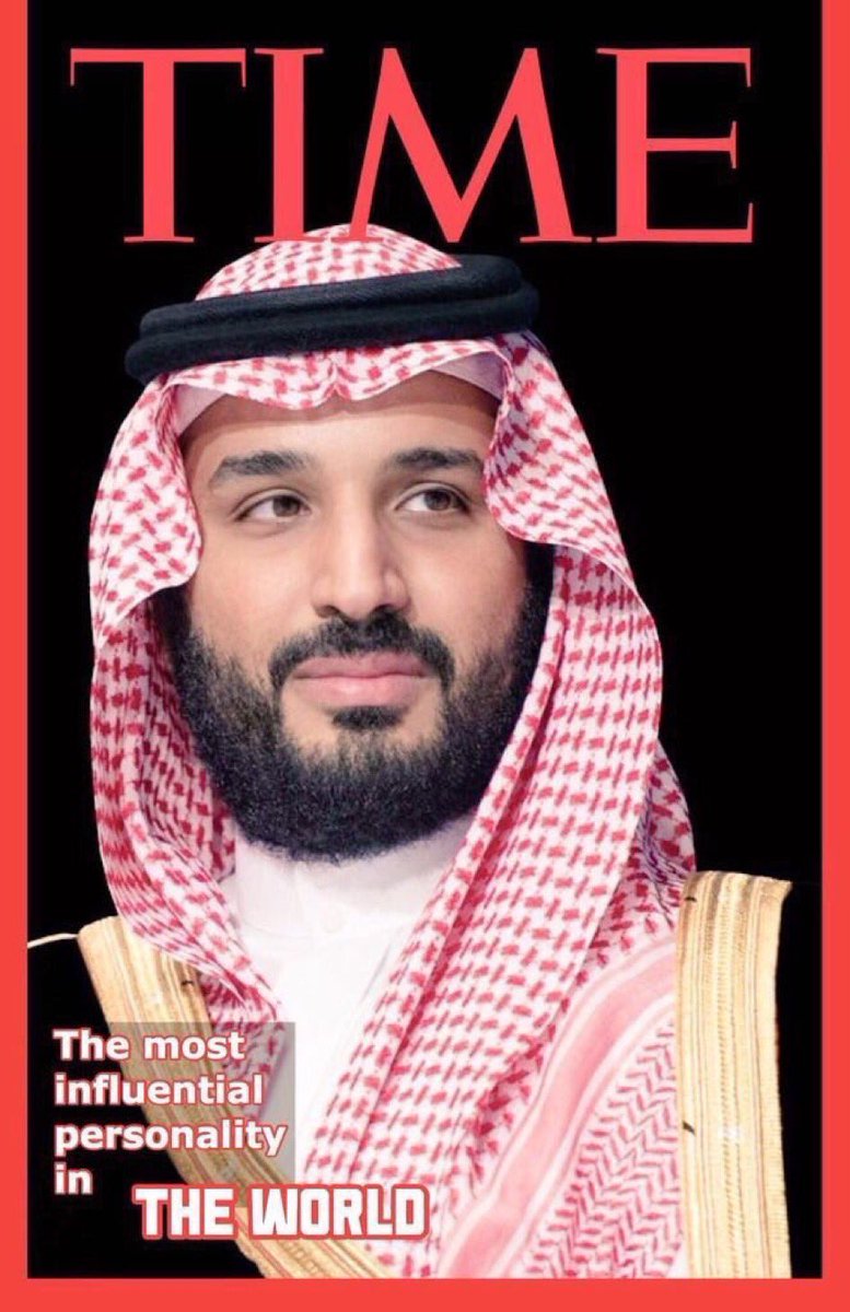 k_6j6's tweet photo. غلاف #مجلة_التايم الأمريكية تضع صورة ولي العهد #الامير_محمد_بن_سلمان كاملة ومنفردة لأقوى شخصية في عام ٢٠١٧م 🇸🇦
حفظك الله ياسيدي 
 #اقوي_شخصيه_موثره https://t.co/M4aeqEE7ar