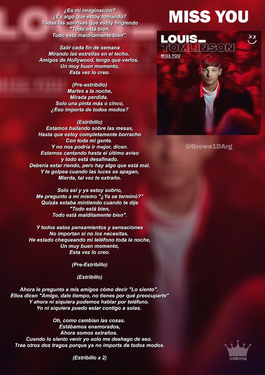 Lyrics of “Miss You” / Letra en español de “Miss You” 🙌🏼❤️ 

#MissYou
