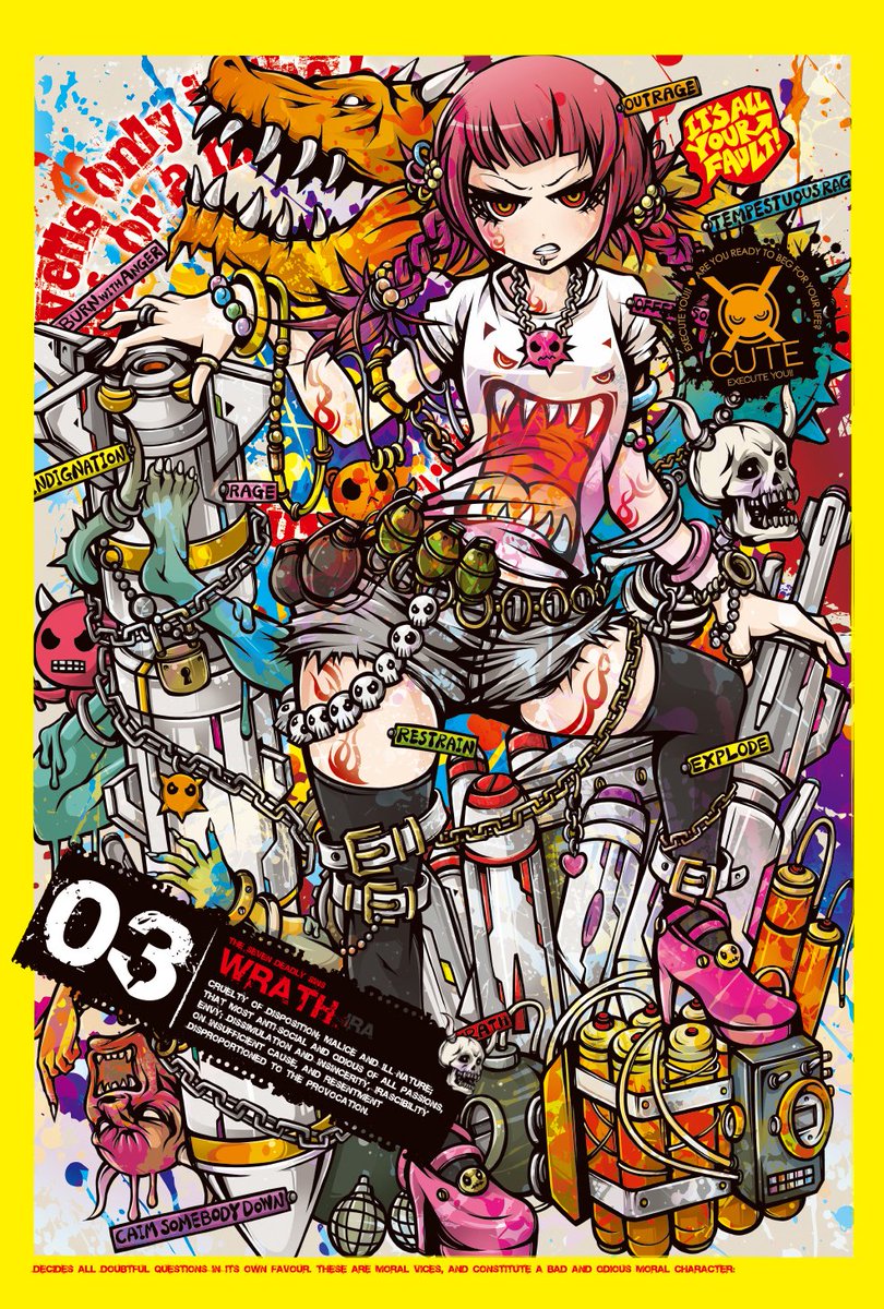 Project C K On Twitter X Cute The Seven Deadly Signs 七つの大罪 傲慢 嫉妬 憤怒 怠惰 イラスト解説 Https T Co 4rpyg3tiok