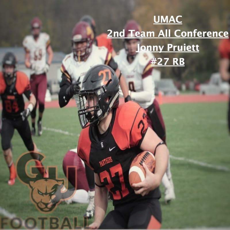 EMAPFootball's tweet photo. Twitterless Jonny Pruiett won 2nd Team All Conference Running back with 953 rushing yards and 6 TD #EMAP #CHAMPS4CHRIST #Brothers #poundtherock https://t.co/UMMRTp2R50