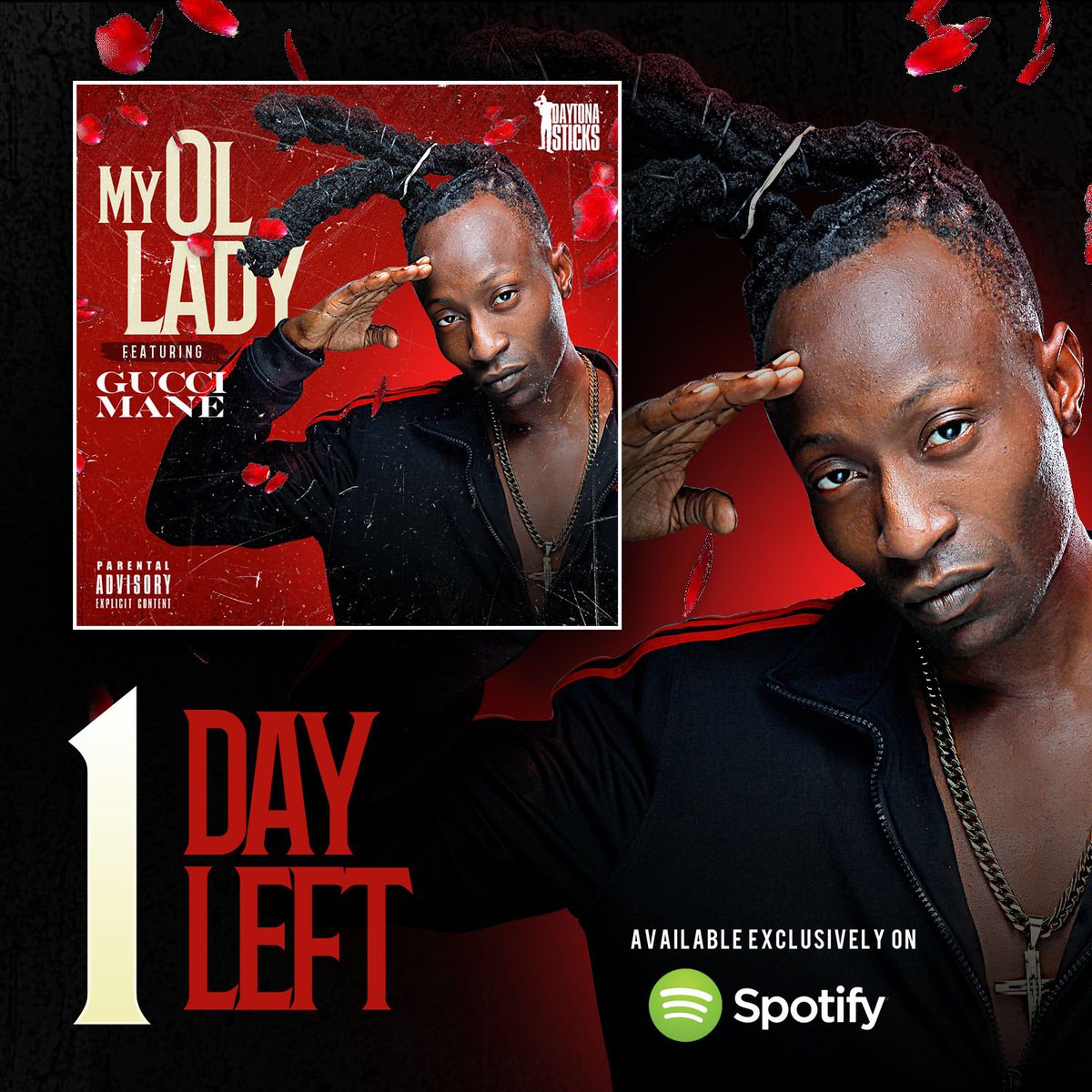 SticksDaytona's tweet image. 1 day away until my new single "MY OL LADY" Ft. @gucci1017 officially drops!!
LOVE • SHARE • SUPPORT
#daytonasticks #GucciMane #MYOLLADY #comingsoon #blessed
Sent from my iPhone