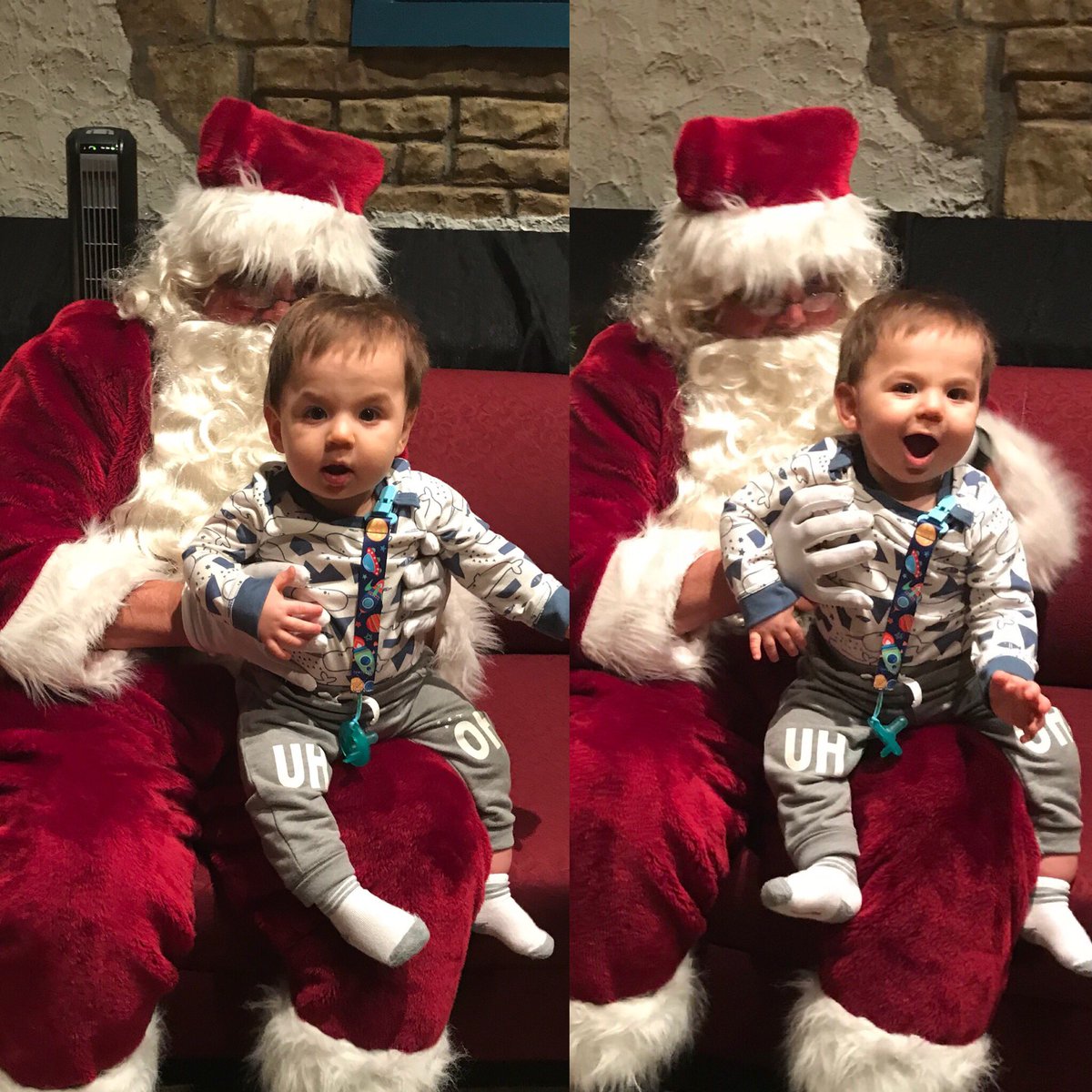 MissHollyKnott's tweet photo. Fun night out and total success with the first of the Santa visits this month! #ChristmasAtTheMayborn #KellerEmersonKnott #santasuccess https://t.co/b0zHMthiPE