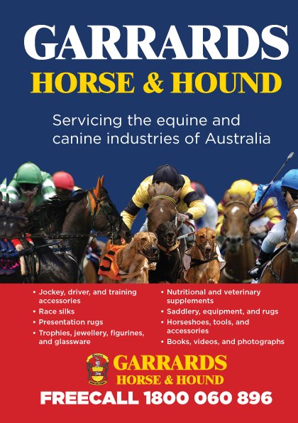 Ready2RunSale's tweet photo. Garrards Horse &amp; Hound @GarrardsHnH - Major Sponsor of the 2017 @Ready2RunSale - this weekend, Sunday 3 December at Club Menangle, Sydney NSW Australia. https://t.co/5Z7hN3s7Im   

#harnessracing #horsesale #garrards #readytorun https://t.co/ANzuqvOQPr