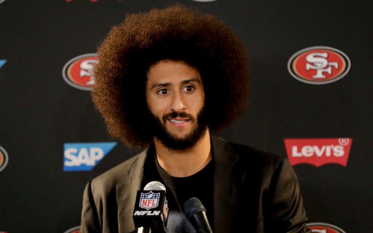 okayplayer's tweet photo. Yes! Colin Kaepernick (@Kaepernick7) is the recipient of the Sports Illustrated (@SInow) Muhammad Ali Legacy Award. 🎉 https://t.co/AHzWQcYHOP https://t.co/I536xatbjU