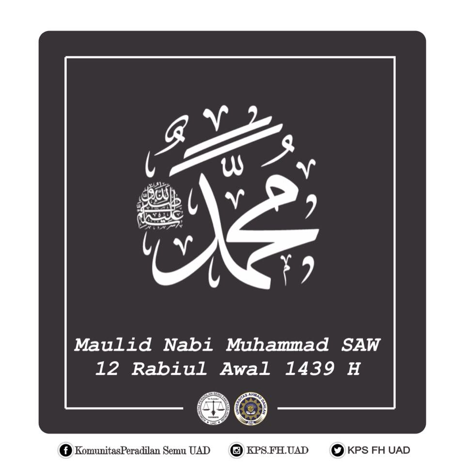 kpsfhuad's tweet photo. Selamat memperingati Maulid Nabi Muhammad  SAW 1439 H
Tidak ada pujian yang lebih indah untuk Rasulullah selain sholawat https://t.co/CT5pQILXeG