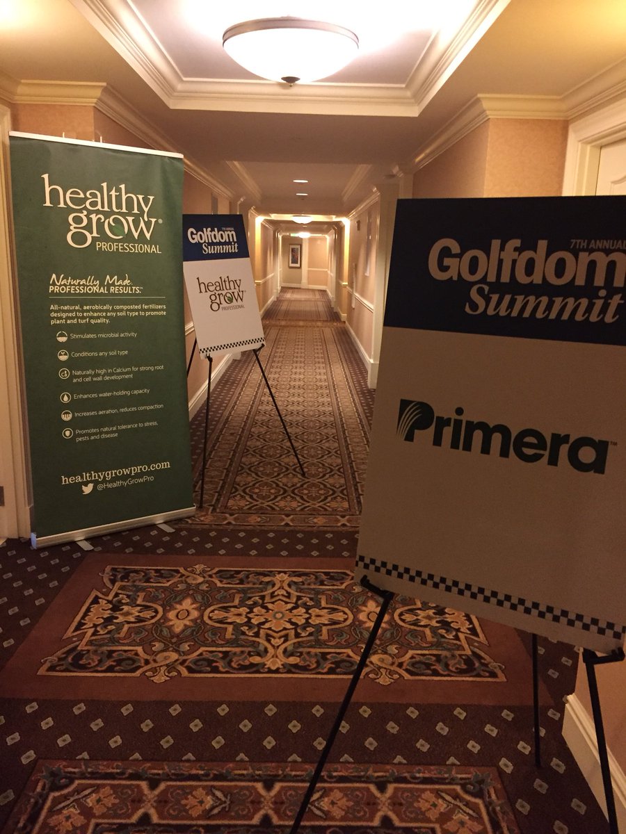 Great talk tonight from <a href="/RichLernerGC/">Rich Lerner</a> .. <a href="/Golfdom/">Golfdom</a> #GolfdomSummit thanks again <a href="/SethAJones/">SethJones</a> and everyone involved with putting it together!