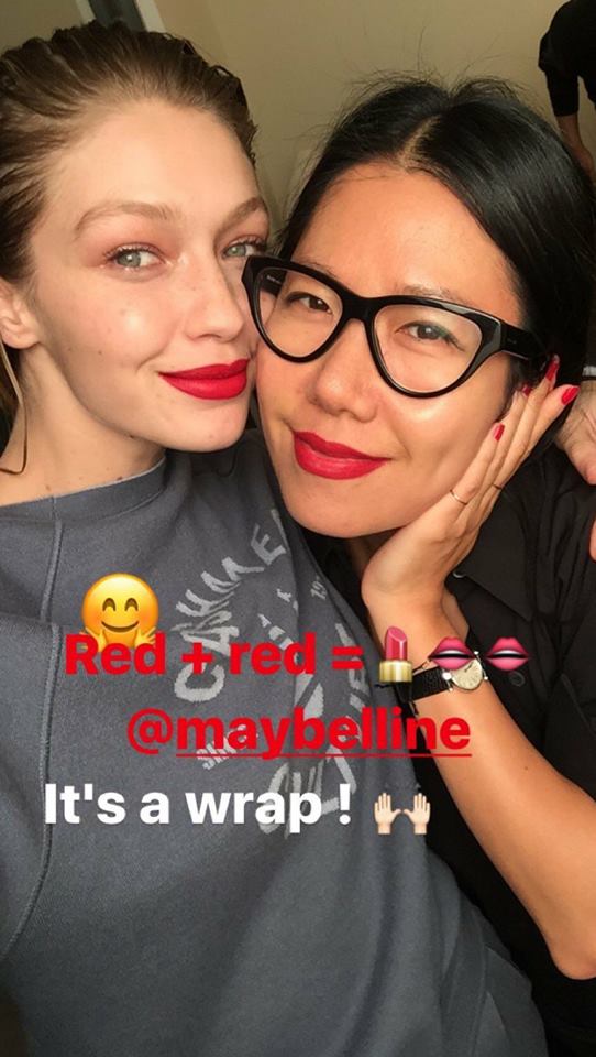 GigiHadidPHTeam's tweet photo. Gigi via Yumi Lee's Instagram Stories https://t.co/tVmcMjlgGa