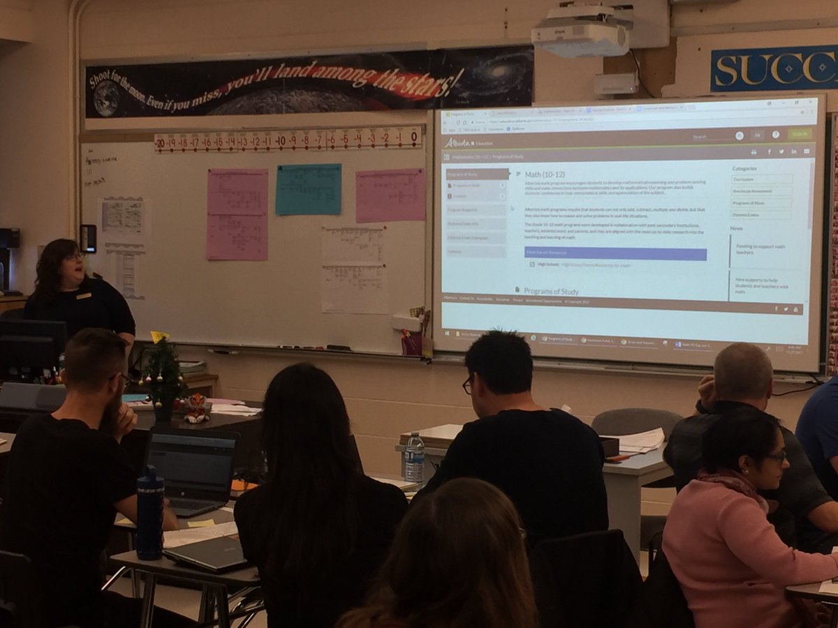 McNallyHigh's tweet photo. @McNallyHigh math teachers work with district high school teachers to identify resources &amp; interventions. #epsb https://t.co/7r38y7cR6G