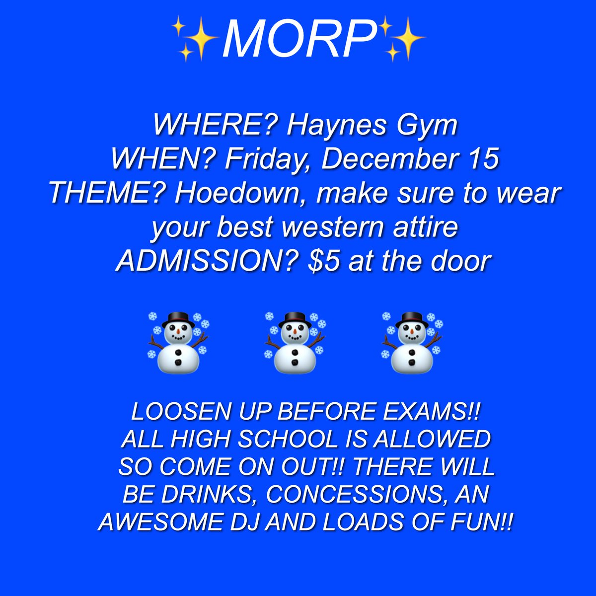 hstuco2020's tweet photo. if u wanna come on down then... come on hoedown #MORP2017 https://t.co/V3G3Vcn4gV