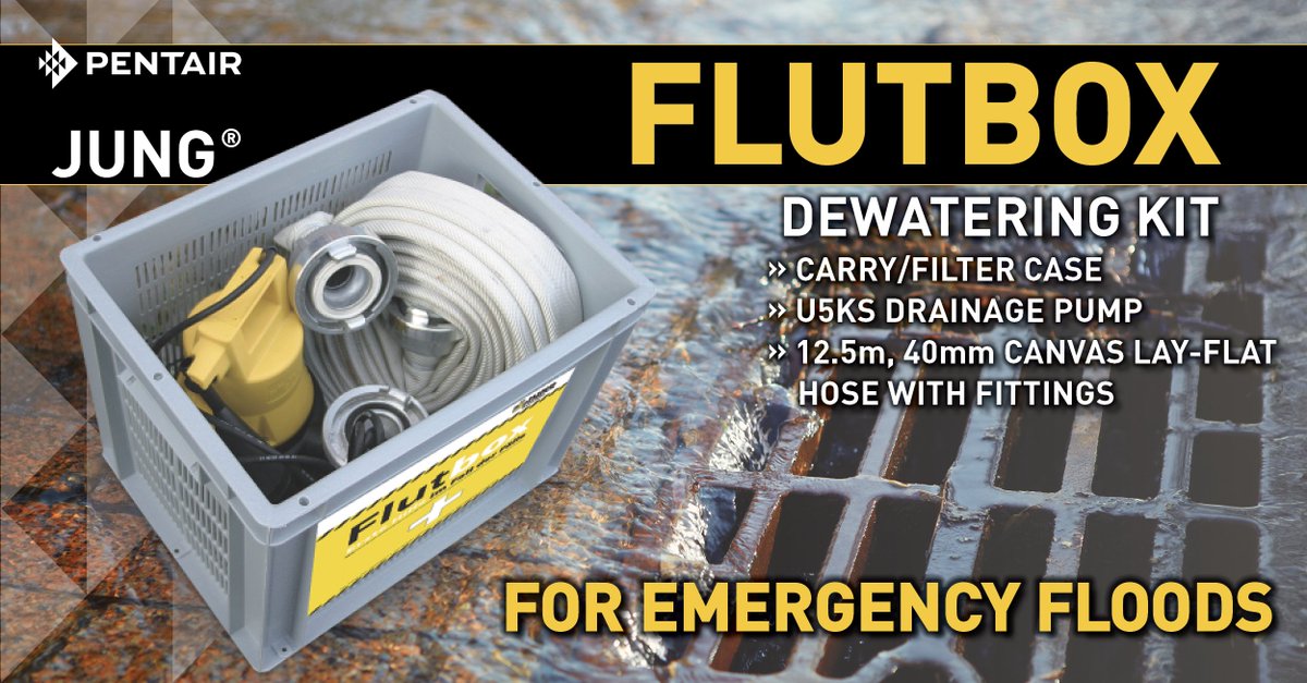 Our #Jung Flutbox is a brilliant solution for acting quickly against flooded areas, and dewatering excess water as efficiently as possible in emergency situations.  #StaySafe and prepare to anticipate an influx of water if you're in SA or VIC over the wkd.