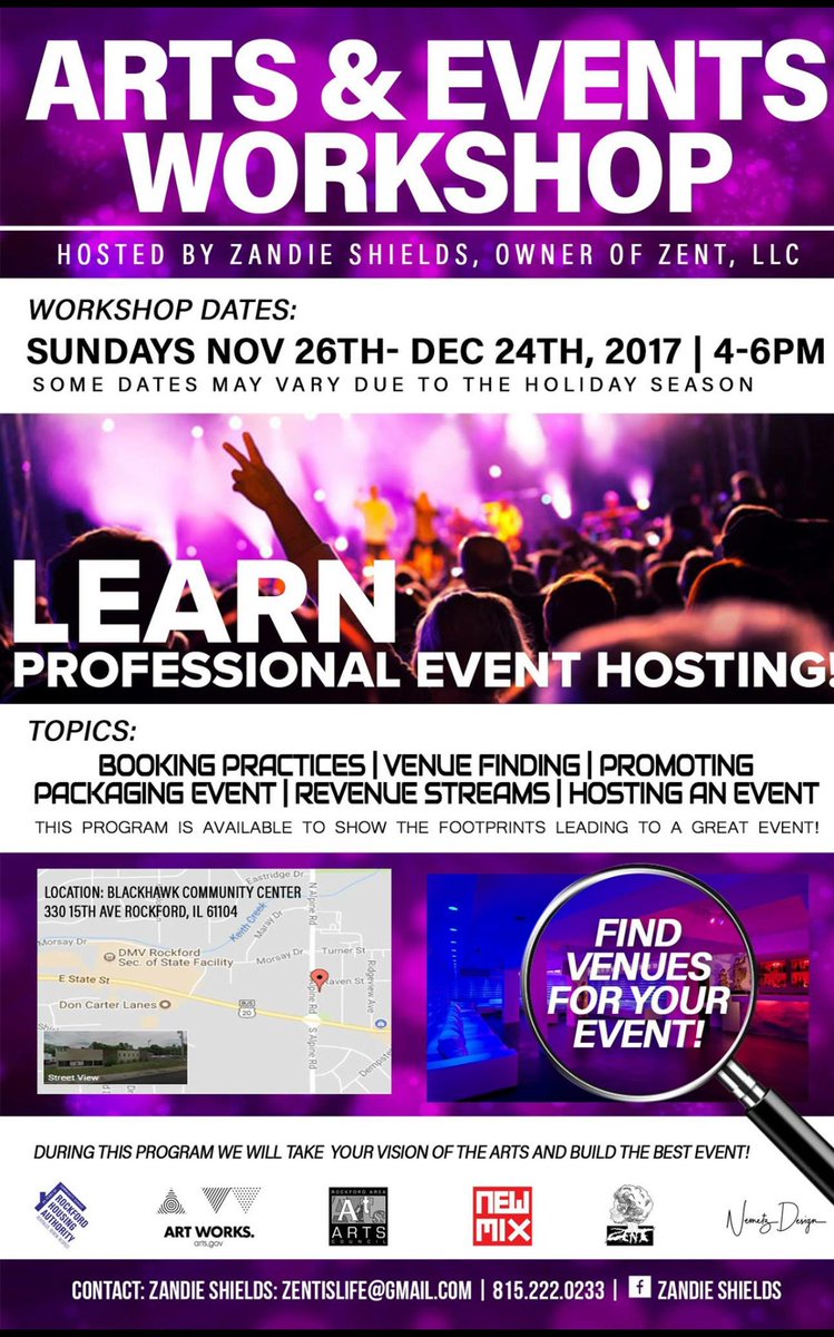 ZandieShields's tweet photo. #Arts&amp;Events #Workshop ‼️ https://t.co/QsjuOvyFU2