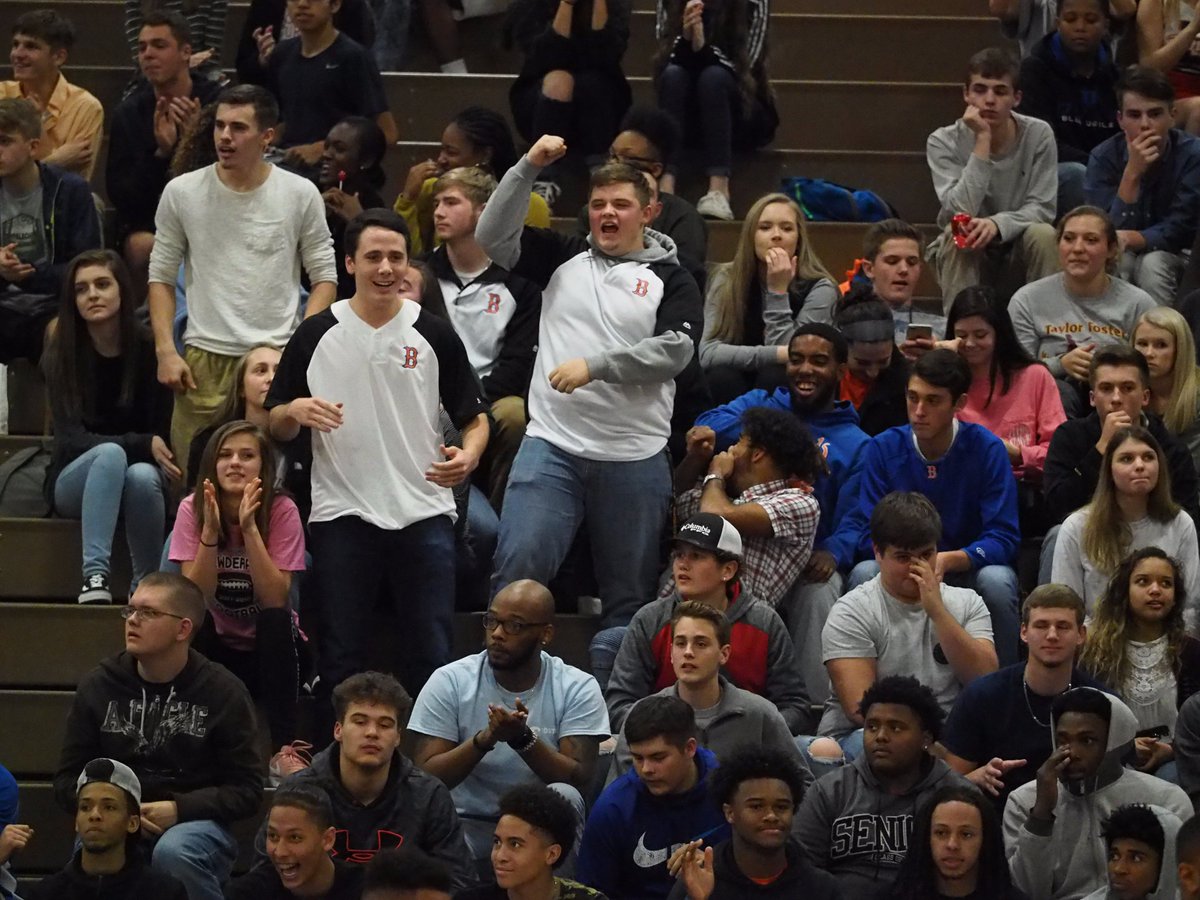 BulletinSport's tweet photo. By the way, Bassett is setting the standard for student sections early this basketball season. https://t.co/ICURsm5ilY
