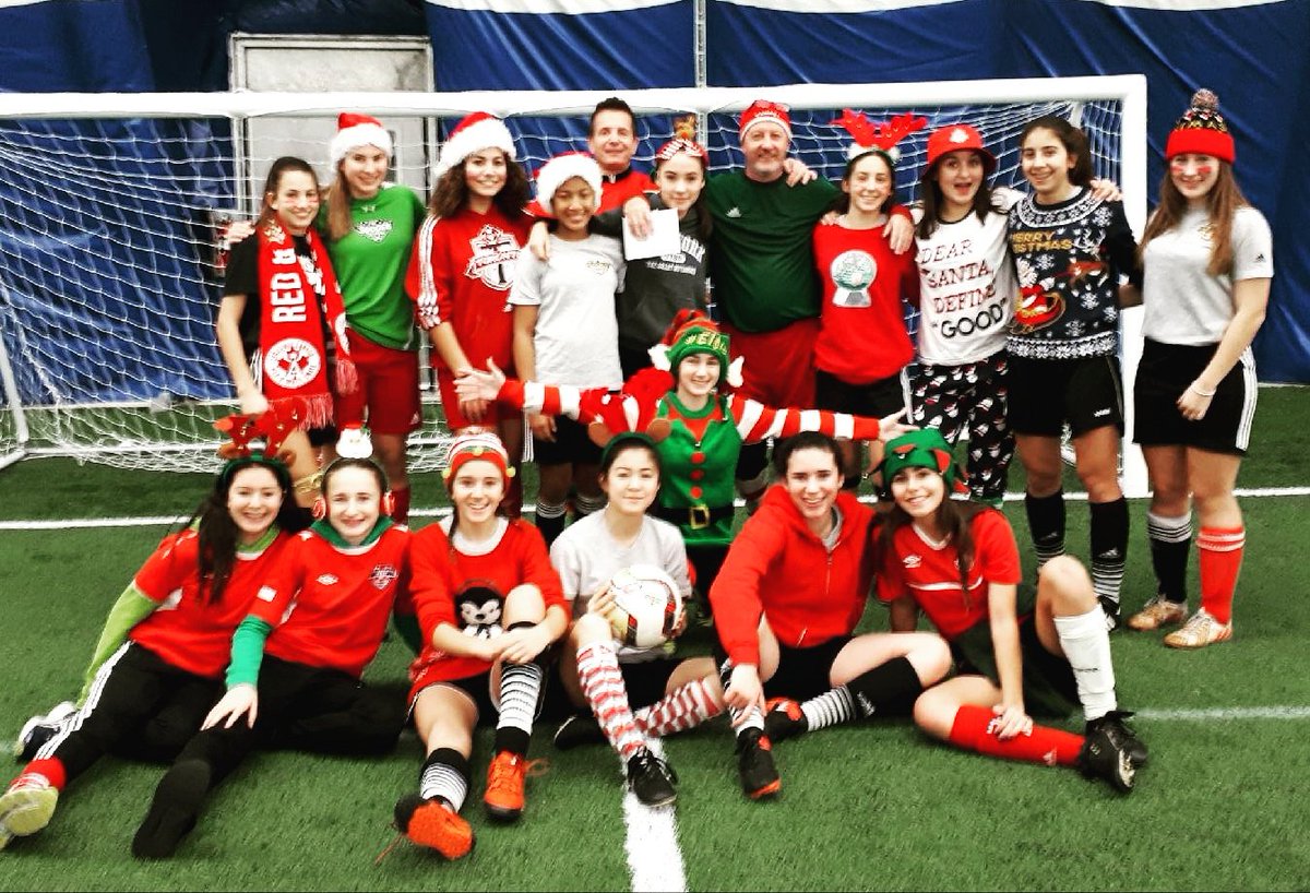 2003 OPDL Girls looking like Santa's little helpers. #theMarkhamWay #WeAreMarkhamSoccer