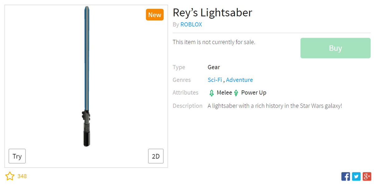 Kreekcraft On Twitter Roblox This Is Not Rey S Lightsaber