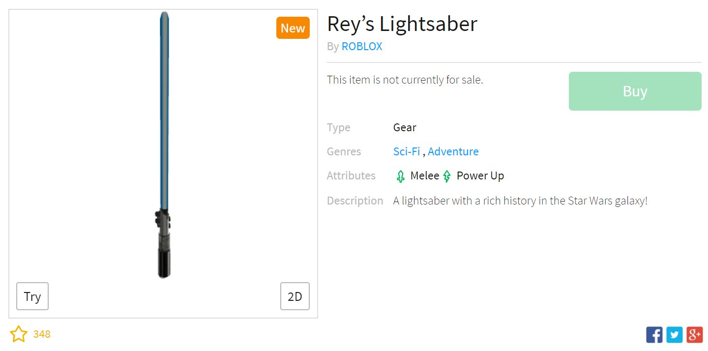 Kreekcraft On Twitter Roblox This Is Not Rey S Lightsaber This Is Anakin S Lightsaber Smh Thelastjedi - roblox lightsaber gear code
