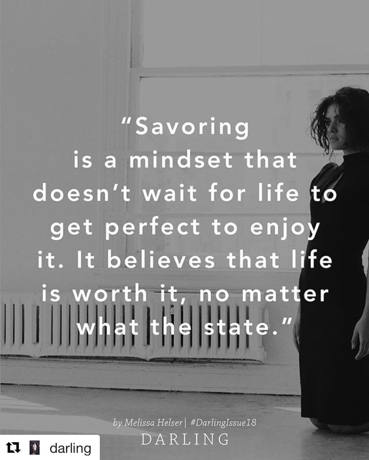 GonzagaOHP's tweet photo. What brought you joy today? Sometimes changing the way we think about the moments in our day has the power to change our lives.
・・・
A deeper kind of life.
#DarlingMagazine #DarlingDaily #DarlingIssue17
#Repost https://t.co/5JWvbyALYp
