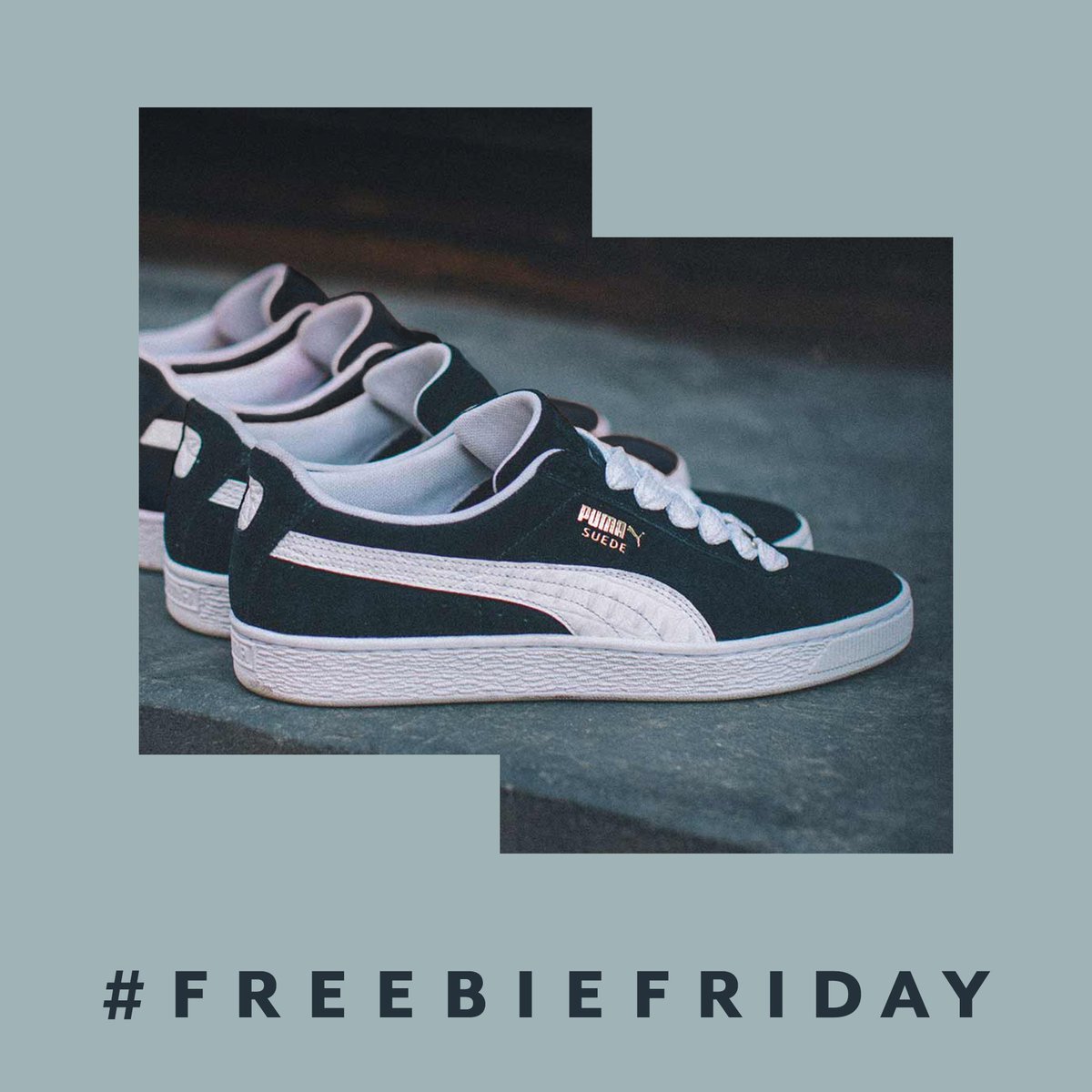 #FreebieFriday FOLLOW &amp; RT for a chance to win one pair of Puma Suede Classic Bboy Fabulous trainers ow.ly/e8gN30gRI7r. Comp ends at 5pm - good luck!